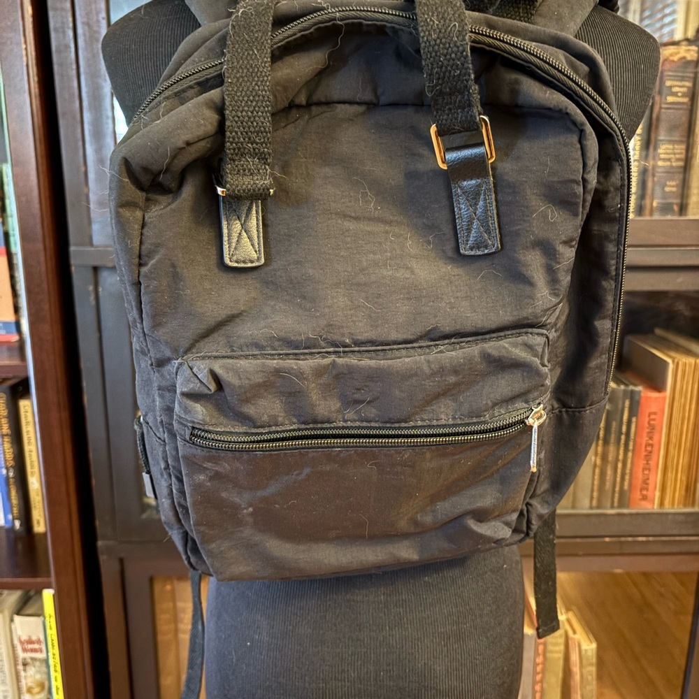 Black Unisex Backpack